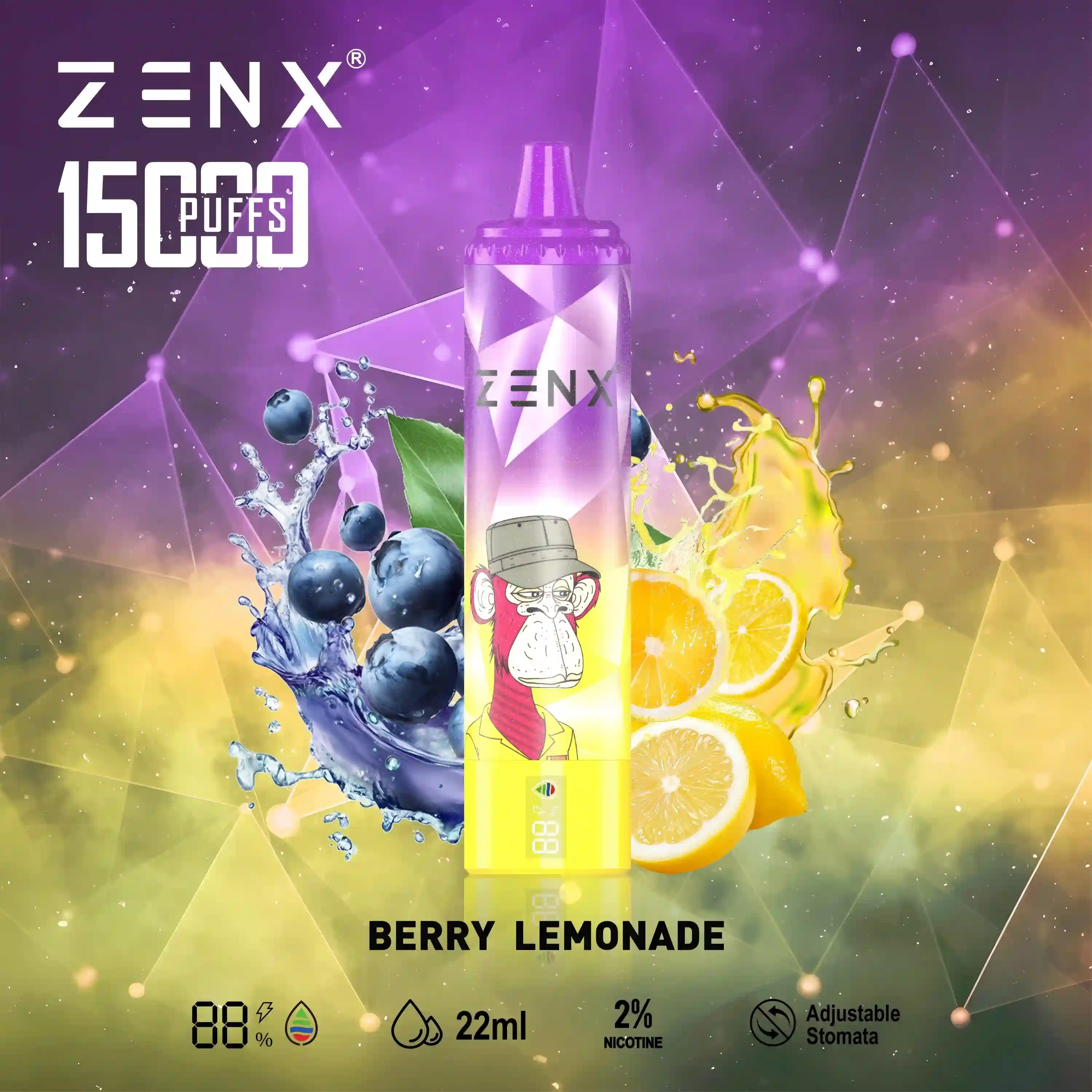 ZENX 15000 — Berry Lemonade